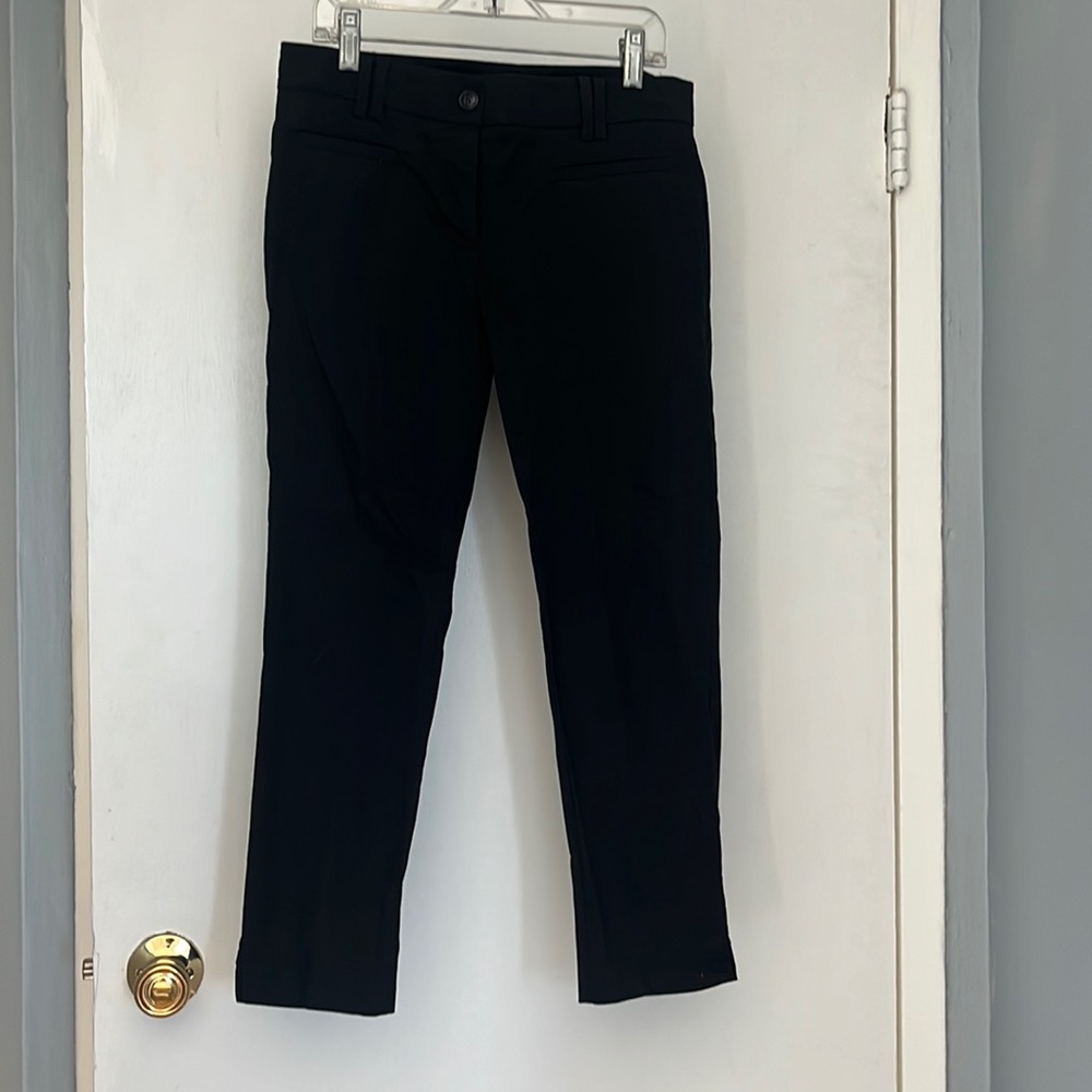 Black Ann Taylor Petite Cigarette Pants